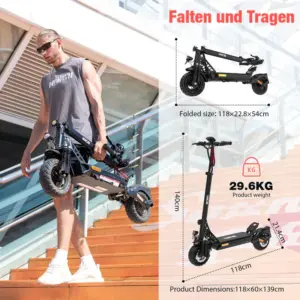 RCB D5 Electric Scooter - Image 4