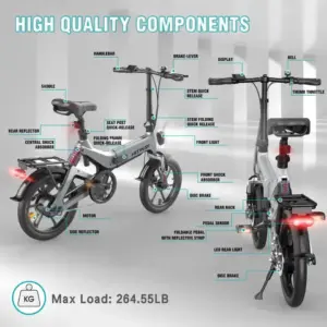 HITWAY BK2 Electric Folding Bike 350W 36v - Image 6