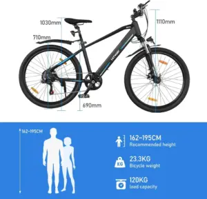 HITWAY BK7S 350W Electric Bike - Image 6
